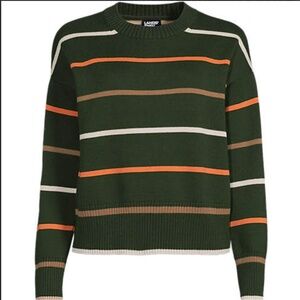 Lands' End Drifter Raglan Sleeve Easy Fit Sweater